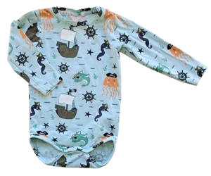 Name it lyseblå langærmet body str. 86