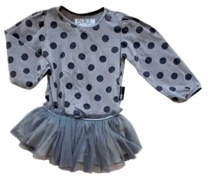 Phister & Philina grå langærmet kjole str. 74