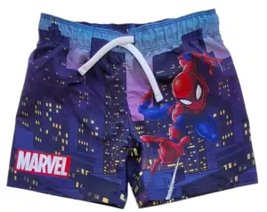 H&M mørklilla og blå Marvel badeshorts str. 92
