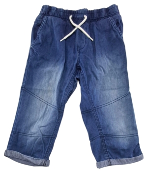 Name it blå tynde denim lange shorts