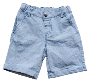 Lego wear blå og hvidstribede shorts str. 122