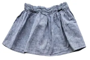 Lil' Atelier blå og hvidstribet nederdel str. 92