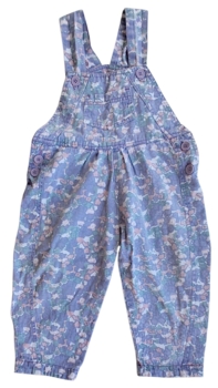 Happa Harry lyslilla blomstrede overall's str. 74
