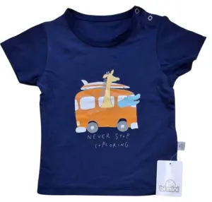 Ny Bimini mørkeblå kortærmet T-shirt str. 92