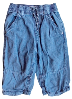 VRS tynde blå denim lange shorts str. 128