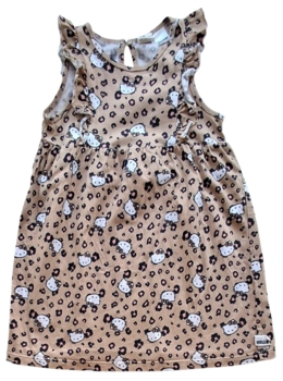 H&M lysbrun ærmeløs sommerkjole str. 98