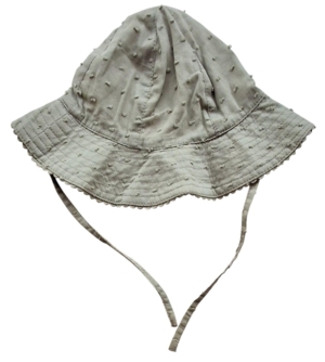 H&M grøn fin sommerhat str. 74-80