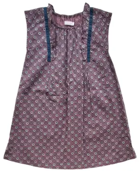 Ny Aya Naya rødlilla mønstret kjole str. 4