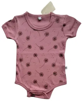Ny Pippi mørk rosa kortærmet body