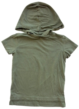 Fribo armygrøn kortærmet T-shirt str. 98-104