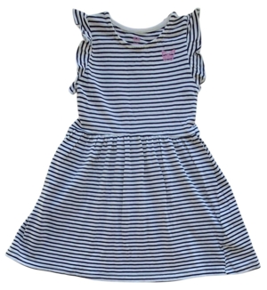 H&M blåstribet ærmeløs sommerkjole str. 98-104