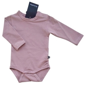 Ny Minymo rosa langærmet body str. 56
