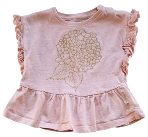 Small rags rosa sød lille bluse eller kjole str. 62