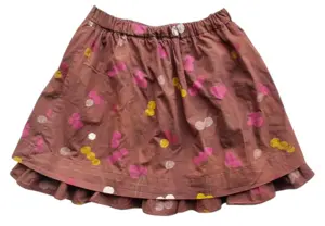 Noa Noa lys chokoladefarvet nederdel str. 116