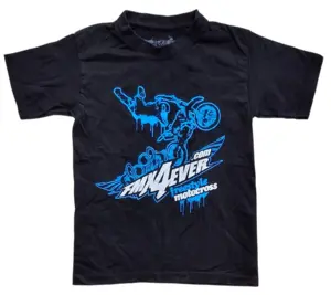 FMX4ever sort kortærmet T-shirt str. M