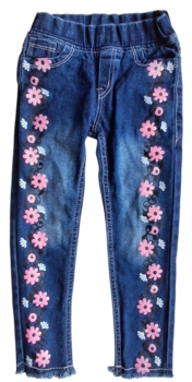 Crown mørkeblå denimbukser str. 5-6 år