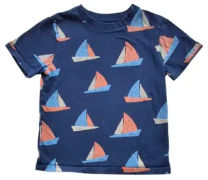 H&M mørkeblå kortærmet T-shirt str. 98-104