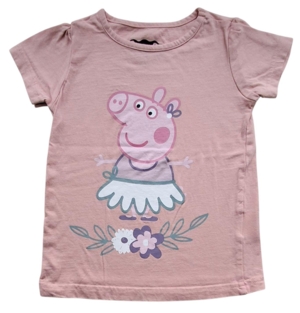 Peppa Pig rosa kortærmet T-shirt str. 92-98