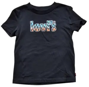 Levis kortærmet sort T-shirt str. 98-104