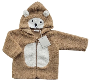 Ny Minymo lysebrun teddy trøjejakke