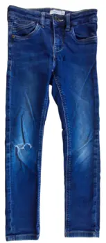 Name it mørkeblå lange denimbukser str. 128