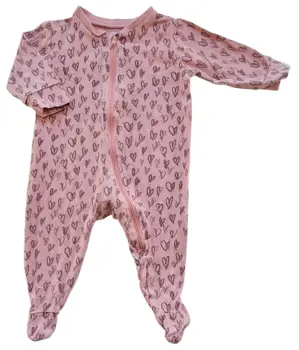 Friends rosa langærmet natdragt str. 56