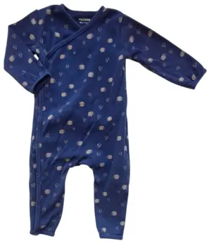 Friends mørkeblå langærmet rib heldragt str. 68