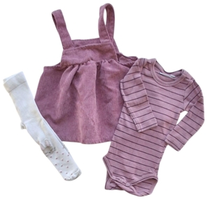 Name it og cosy club rosa babysæt str. 62