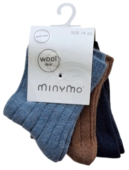 Nye Minymo 3-pakke uld strømper