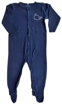 Name it mørkeblå langærmet natdragt str. 86