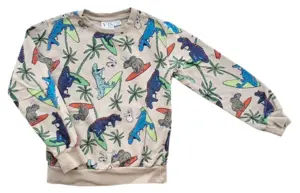 VRS beige langærmet sweatshirt str. 98-104