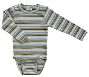 Ny Minymo grønstribet blød rib body