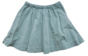 Norlie lysegrøn mønstret nederdel str. 104