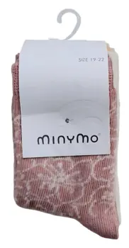 Nye Minymo 5-pak ankelstrømper str. 19-22