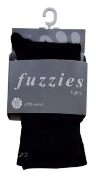 Nye Fuzzies sorte uld baby strømpebukser