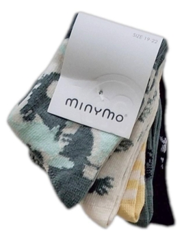 Nye Minymo 5-pak baby ankelstrømper str. 19-22