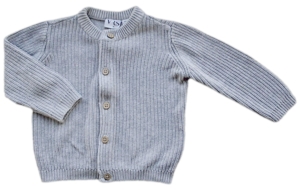 VRS lysegrå langærmet cardigan str. 86