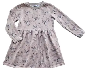 Guppy rosa langærmet sweat kjole str. 110