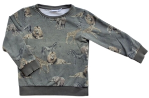 Name it grøn langærmet sweatshirt str. 110