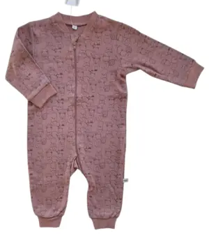 Ny Pippi mørk pudderfarvet natdragt str. 62