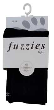Nye Fuzzies sorte strømpebukser str. 50-56