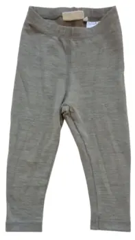 By happy me grågrønne uld legging str. 80