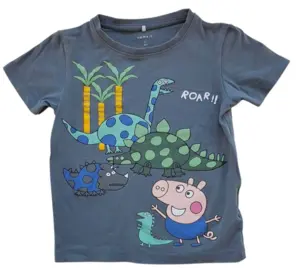 Name it grå kortærmet T-shirt str. 104