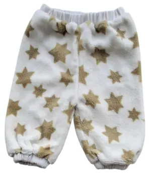 Pippi råhvide tykke varme bukser str. 50