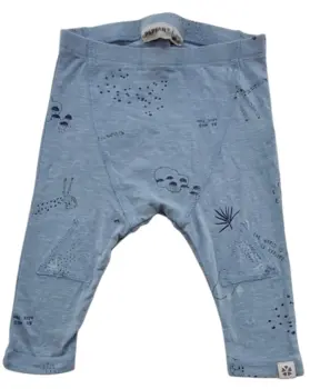 Papfar blågrå tynde bukser str. 68