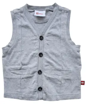 Lego wear lysegrå fin vest str. 80