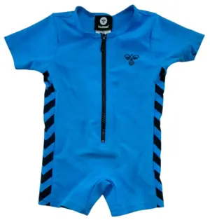 Hummel turkisblå UV-heldragt str. 74