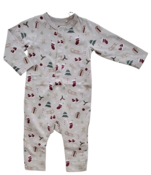 Ny Fixoni beige langærmet jule heldragt