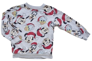 Disney lysegrå langærmet sweatshirt str. 110-116