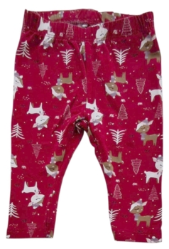 Guppy røde jule leggings str. 62